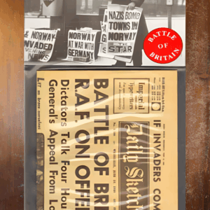 Battle Of Britain: 1940 Newspaper Replica